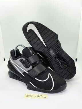 Nike Romaleos 4 Weightlifting Black/Wht Men's sz 7.5 / Women sz 9 NEW CD3463-010